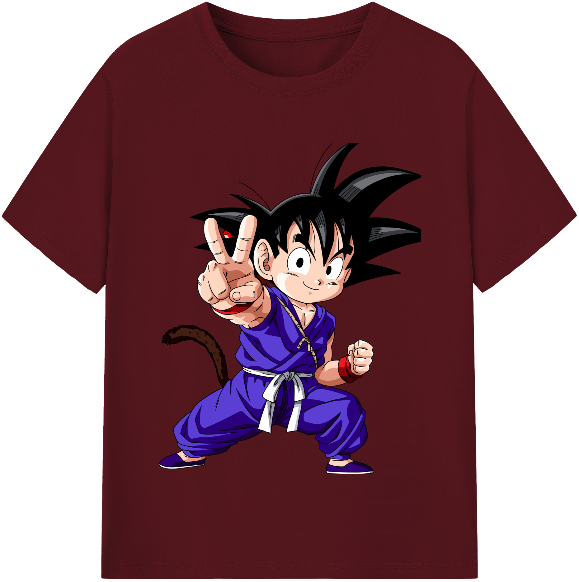 （画像用） ドラゴンボール 孫悟空（そん ごくう）Son Goku カカロット DRAGON BALL Kakarotto 綿100％半袖Tシャツ（フロントプリント）